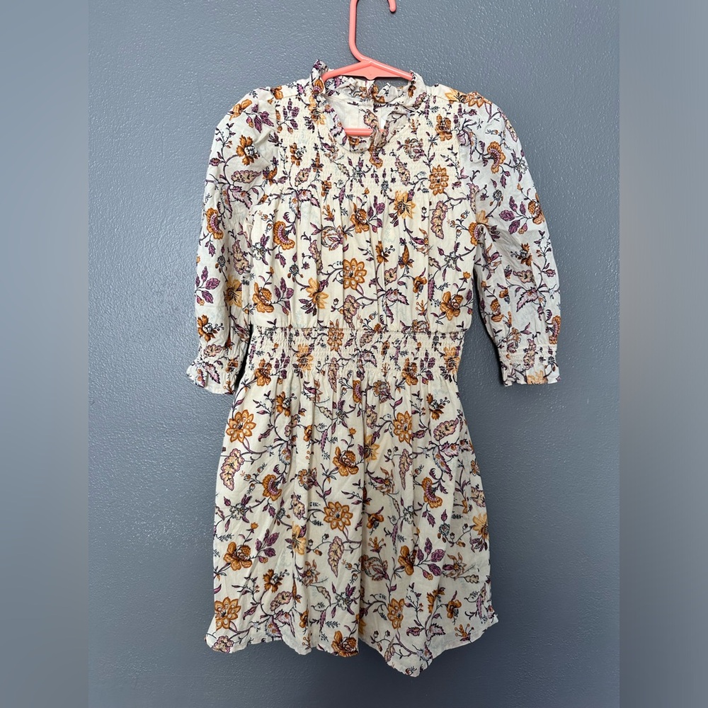 Janie and Jack long sleeve floral dress 6Y **Perfect for FALL**